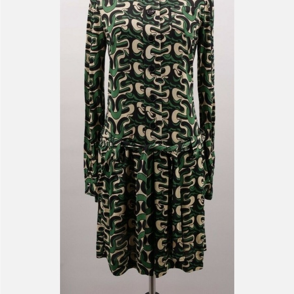 Diane von Furstenberg Silk Long Sleeve Dress, 2 - Picture 9 of 15